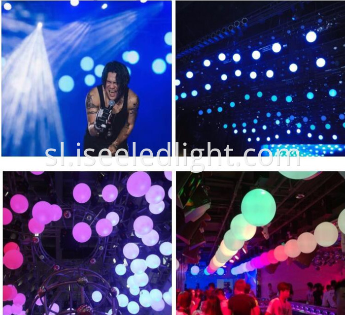 30cm rgb dmx led ball